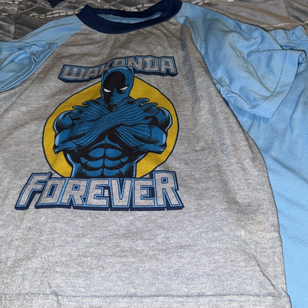 Marvel Black Panther Pajamas, size 12